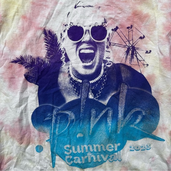 Pink Summer Carnival 2023 Tour Tie-Dye T-Shirt - Picture 2 of 6